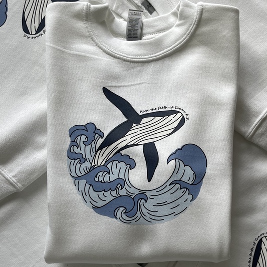 Crewneck Sweater Have the Faith of Yunus AS | Youth Unisex Long Sleeves