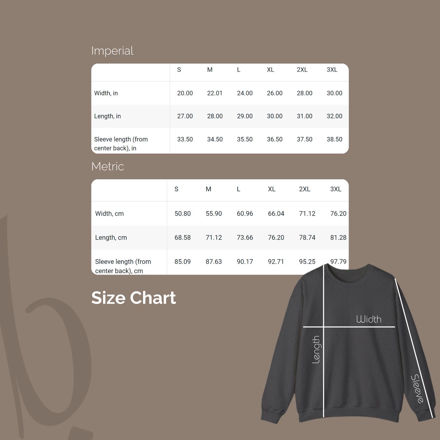 Crewneck Sweater Waves of After Every Hardship Comes Ease | Adult Unisex Long Sleeves