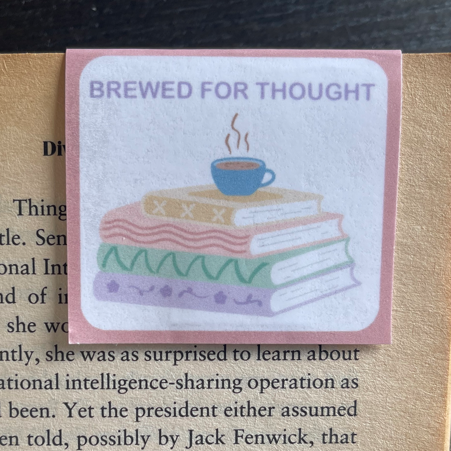 Magnetic Bookmark | Brewed for Thought