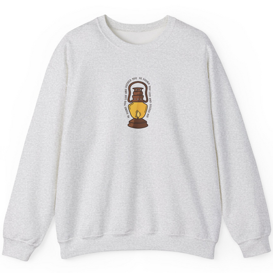 Crewneck Sweater He Found You Lost and Guided You | Adult Unisex Long Sleeves