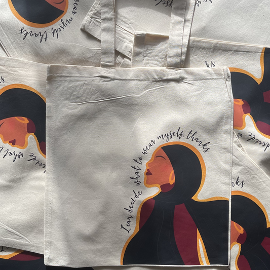 Tote Bag Hijab Empowerment | Hijabi Girl