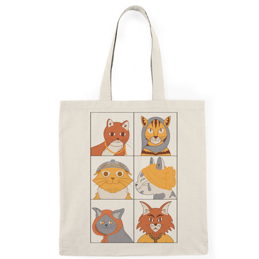 Tote Bag The Cozy Cats Crew