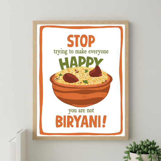 Paper Print | You Are Not Biryani