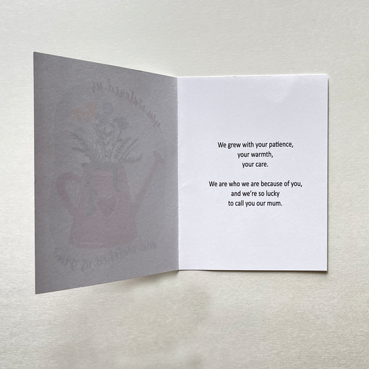 Mini Mother’s Day Card | You Watered Us